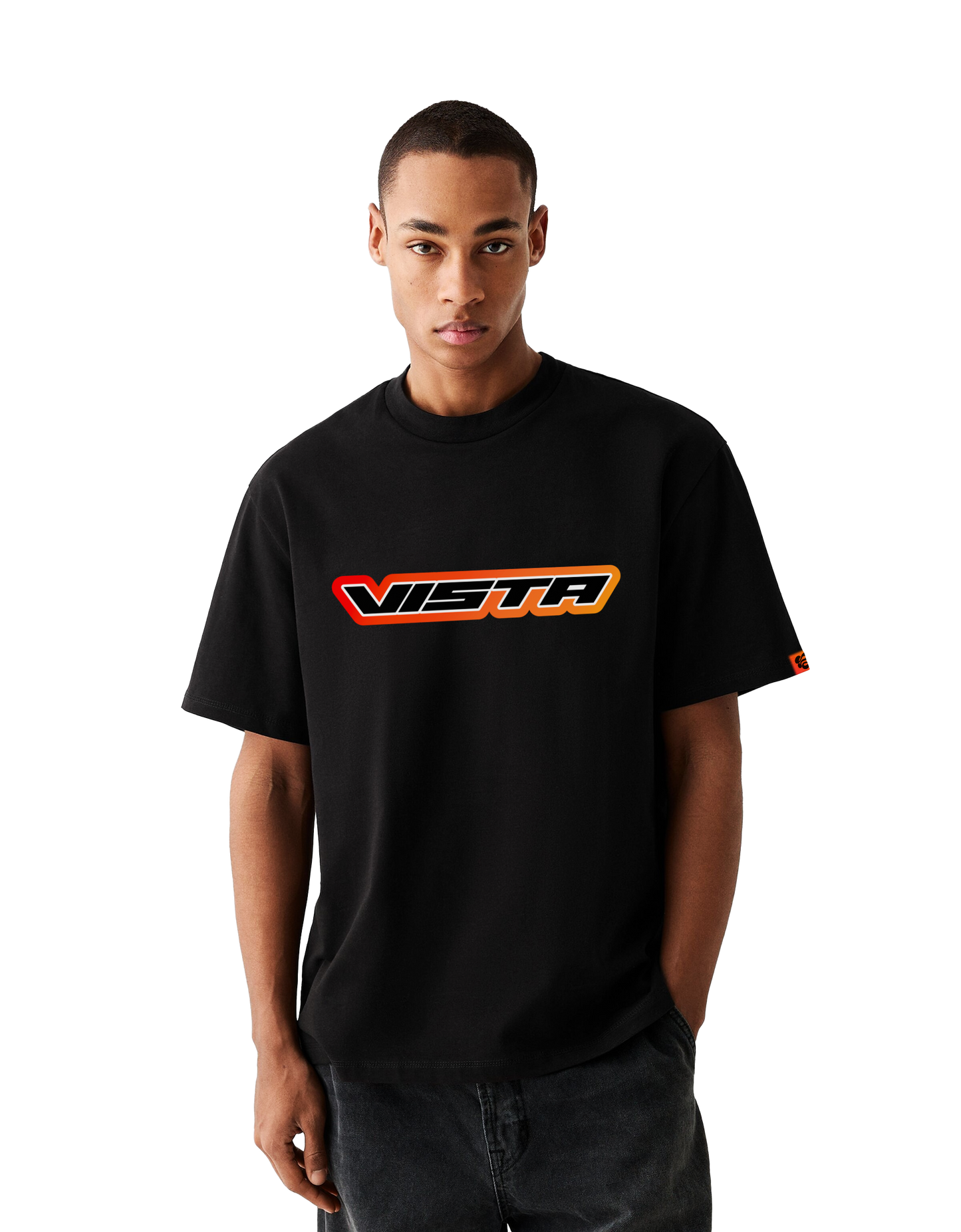 T-SHIRT VISTA RACING [BLACK]