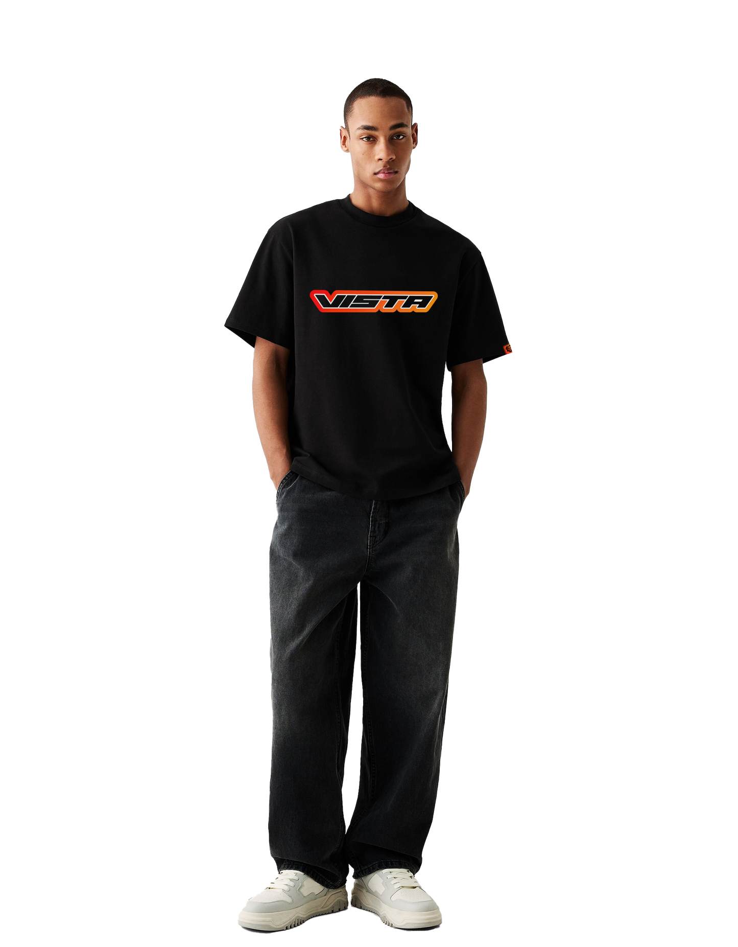 T-SHIRT VISTA RACING [BLACK]